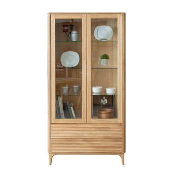 NordicStory Oxford Eiche massiv Vitrine 2