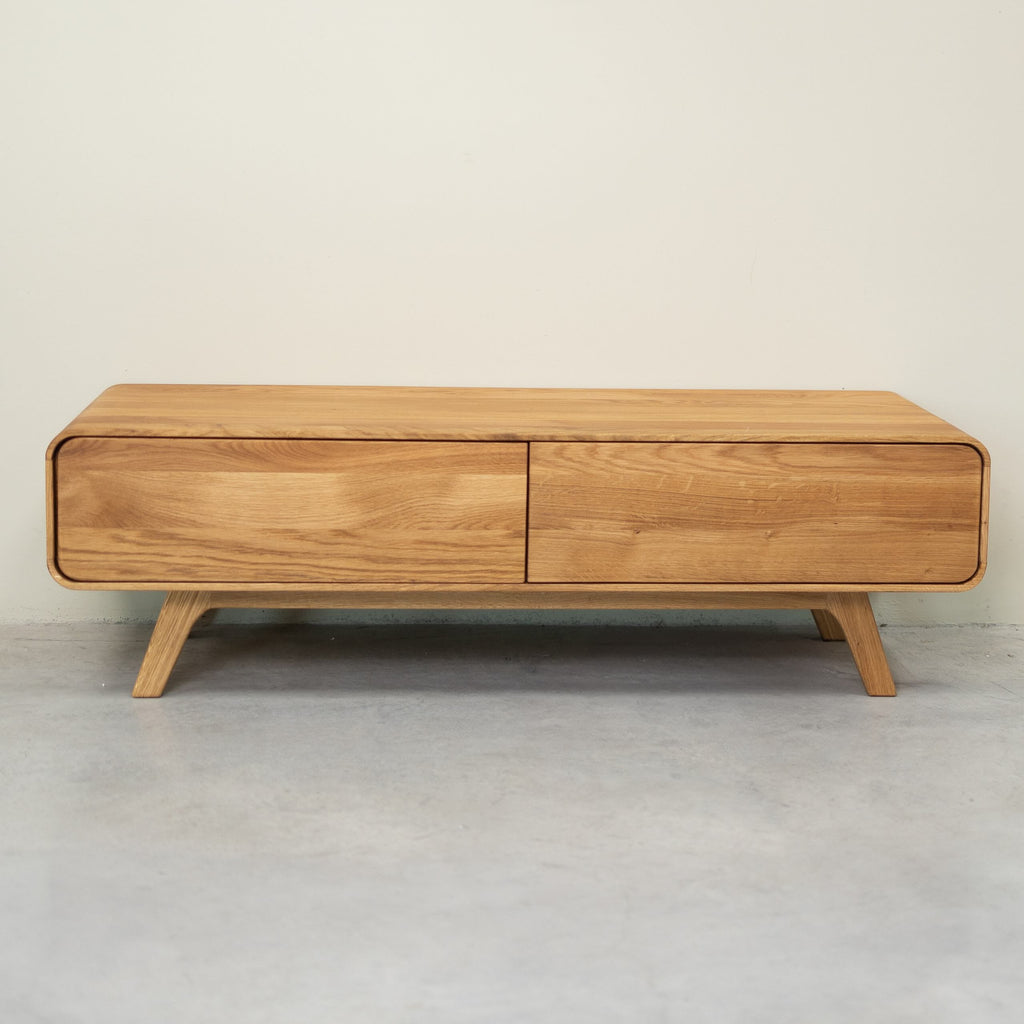 NordicStory Genf Eiche Massivholz Anrichte, 120 x 45 x 36,5 cm.