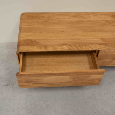 NordicStory Genf Eiche Massivholz Anrichte, 120 x 45 x 36,5 cm.
