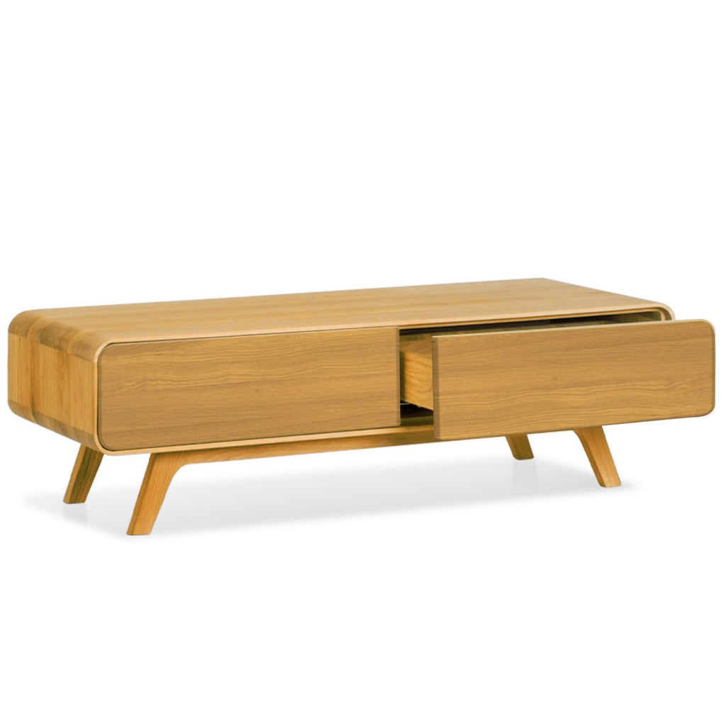 NordicStory Genf Eiche Massivholz Anrichte, 120 x 45 x 36,5 cm.