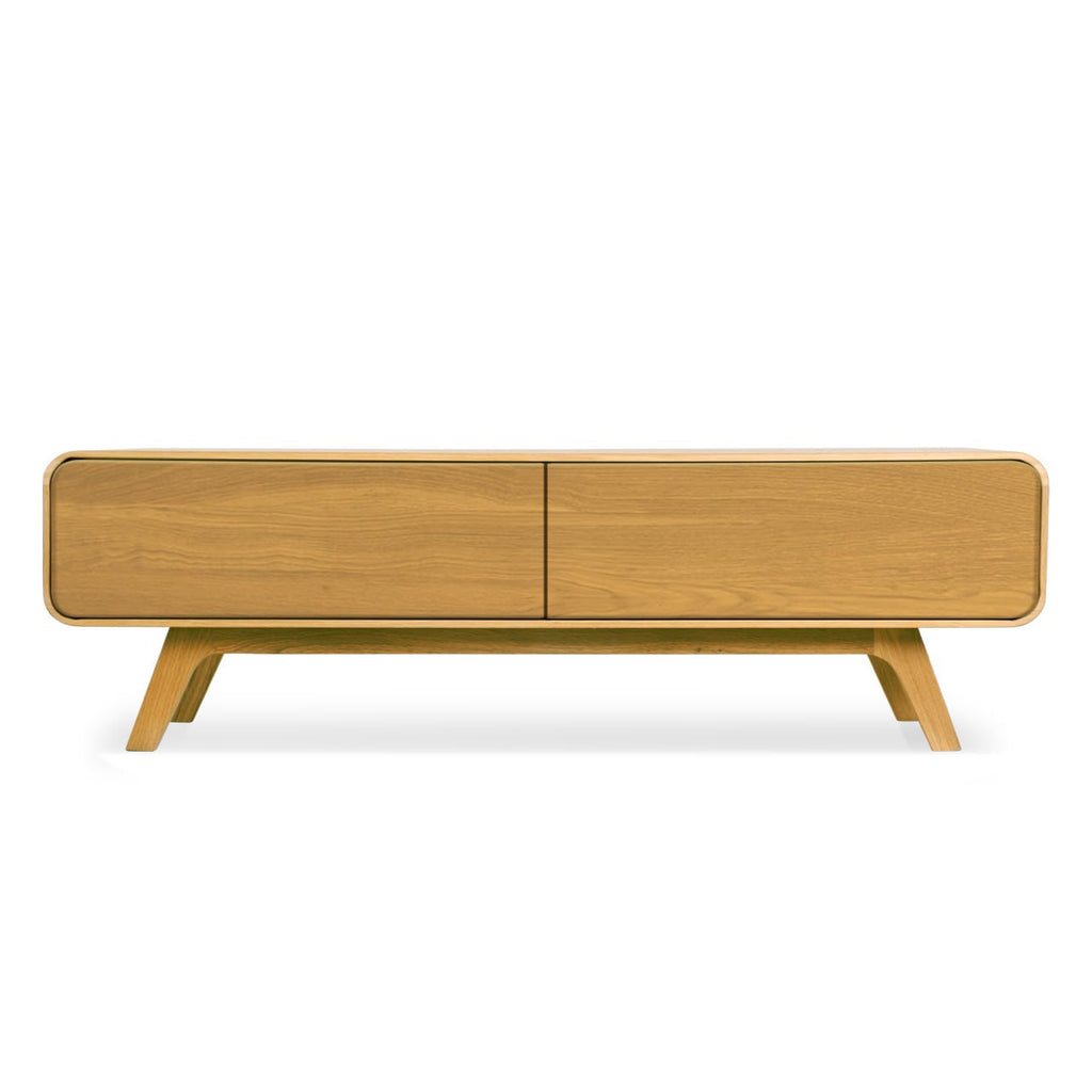 NordicStory Genf Eiche Massivholz Anrichte, 120 x 45 x 36,5 cm.
