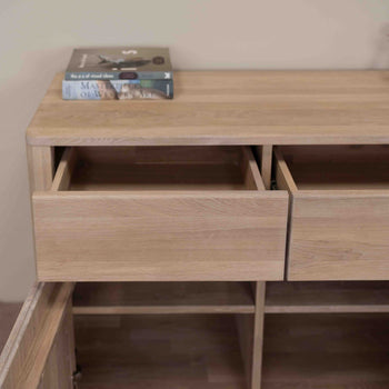 NordicStory Sideboard Kommode Kommode in Eiche massiv