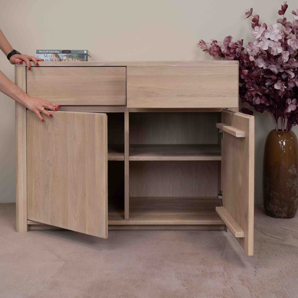 NordicStory Sideboard Kommode Kommode in Eiche massiv