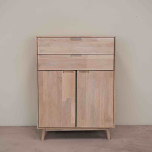 NordicStory Kommode Kommode aus massiver Eiche Escandi 2 Oak.Store