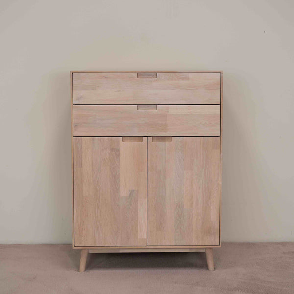NordicStory Kommode Kommode aus massiver Eiche Escandi 2 Oak.Store