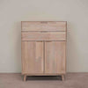 NordicStory Kommode Kommode aus massiver Eiche Escandi 2 Oak.Store