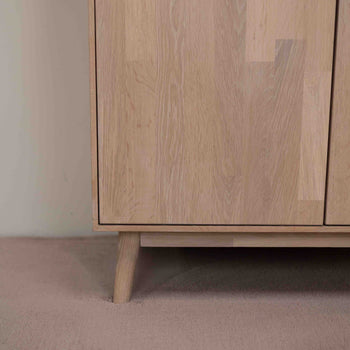 NordicStory Kommode Kommode aus massiver Eiche Escandi 2 Oak.Store