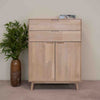 NordicStory Kommode Kommode aus massiver Eiche Escandi 2 Oak.Store