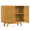 NordicStory Sideboard aus massiver Eiche Geneva 1, 90 x 45 x 86 cm.