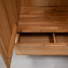 NordicStory Tron Kleiderschrank aus massiver Eiche, 135 x 55 x 220 cm.