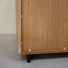 NordicStory Massivholzvitrine Eiche Bremen 2, 95 x 41 x 200 cm.