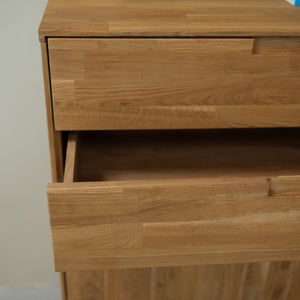 NordicStory Kommode Kommode aus massiver Eiche Escandi 2 Oak.Store