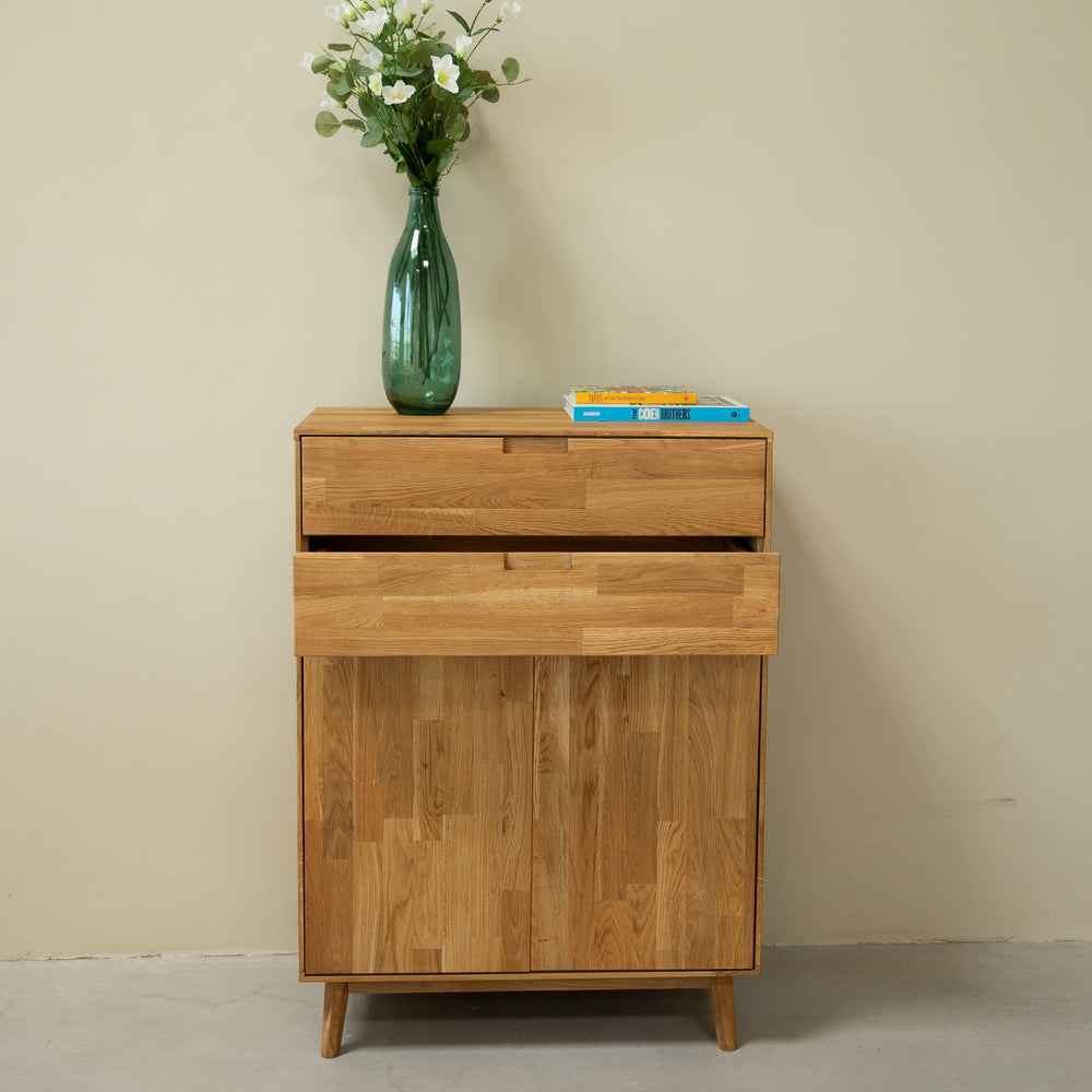 NordicStory Kommode Kommode aus massiver Eiche Escandi 2 Oak.Store