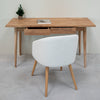 NordicStory Escandi 1 Schreibtisch aus massiver Eiche 140 x 60 x 75 cm.