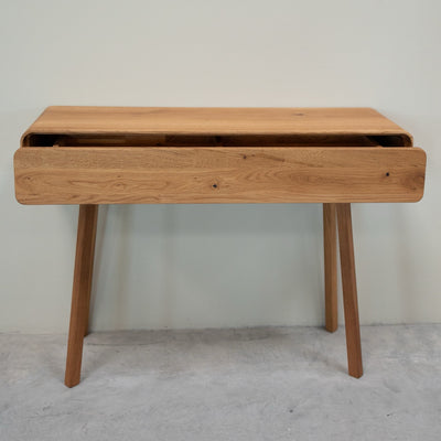 NordicStory Konsolenkommode aus massiver Eiche Genf, 110 x 35 x 80 cm.