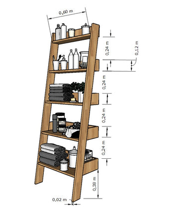 NordicStory Bücherregal aus massiver Eiche NordicStory Bücherregal aus massiver Eiche