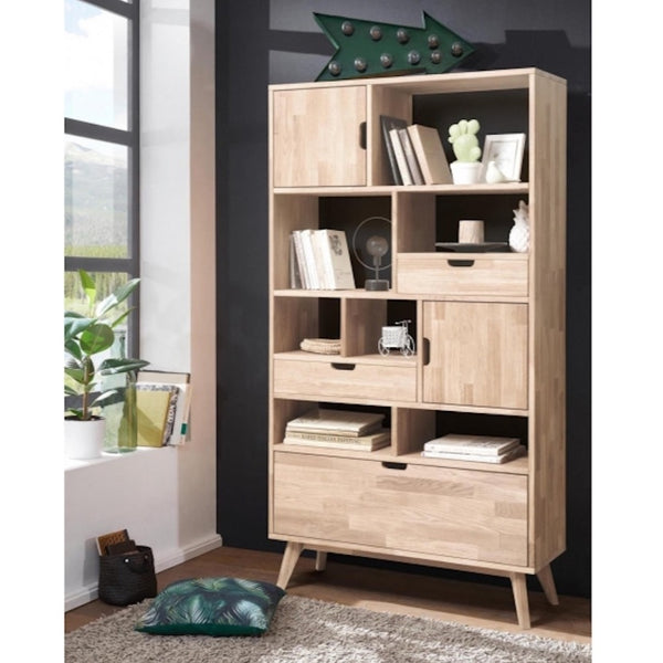 Oak.Store Eiche Massivholz Bücherregal Escandi 3