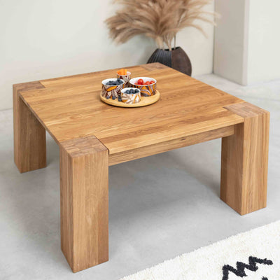NordicStory Couchtisch aus massiver Eiche