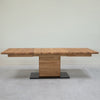 NordicStory Ausziehbarer Esstisch aus massiver Eiche Bremen, 160-250 x 90 x 75 cm.