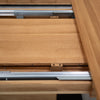 NordicStory Ausziehbarer Esstisch aus massiver Eiche Bremen, 160-250 x 90 x 75 cm.
