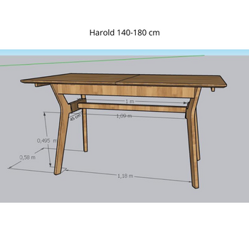Massiver Eichen-Ausziehtisch Harold | NordicStory