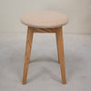 NordicStory 2er oder 4er Pack Massivholz-Esszimmerhocker Diana, gepolstert