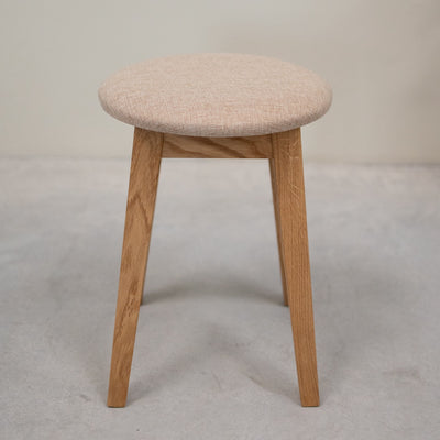 NordicStory 2er oder 4er Pack Massivholz-Esszimmerhocker Diana, gepolstert