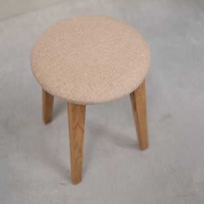 NordicStory 2er oder 4er Pack Massivholz-Esszimmerhocker Diana, gepolstert
