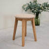 NordicStory 2er oder 4er Pack Massivholz-Esszimmerhocker Diana, gepolstert