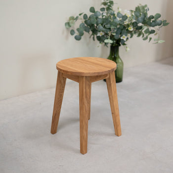 NordicStory 2er oder 4er Pack Massivholz-Esszimmerhocker Diana