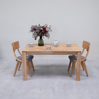 Mesa de comedor de madera maciza de roble  Krona