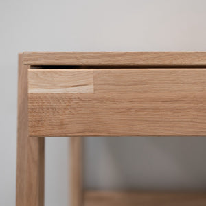 Eric Schreibtisch aus massiver Eiche, 120 x 65 x 75 cm, NordicStory