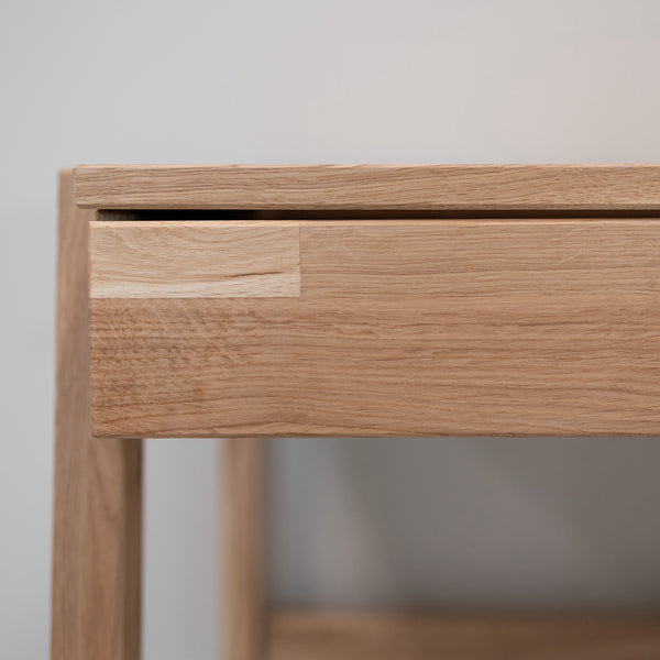 Eric Schreibtisch aus massiver Eiche, 120 x 65 x 75 cm, NordicStory