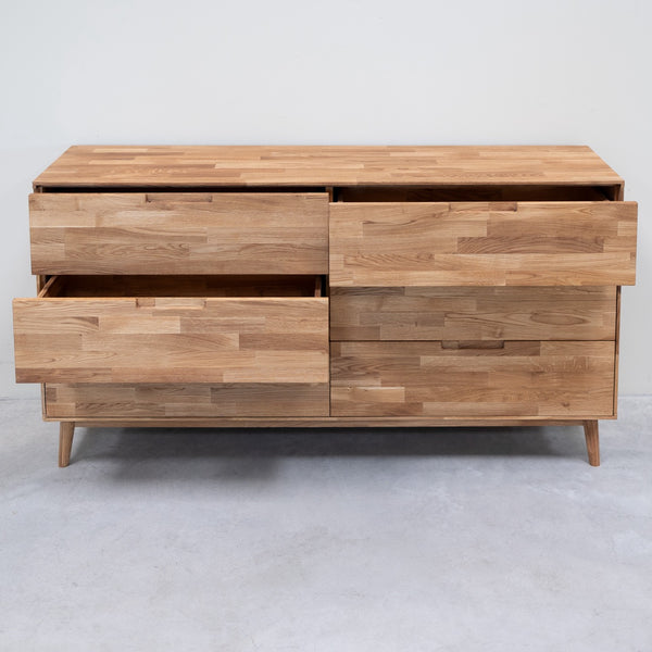 Sideboard Kommode aus massiver Eiche Escandi 4 