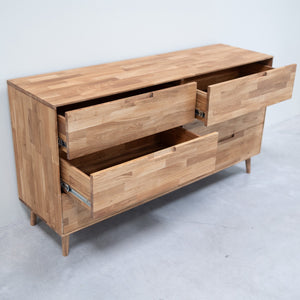 Sideboard Kommode aus massiver Eiche Escandi 4 