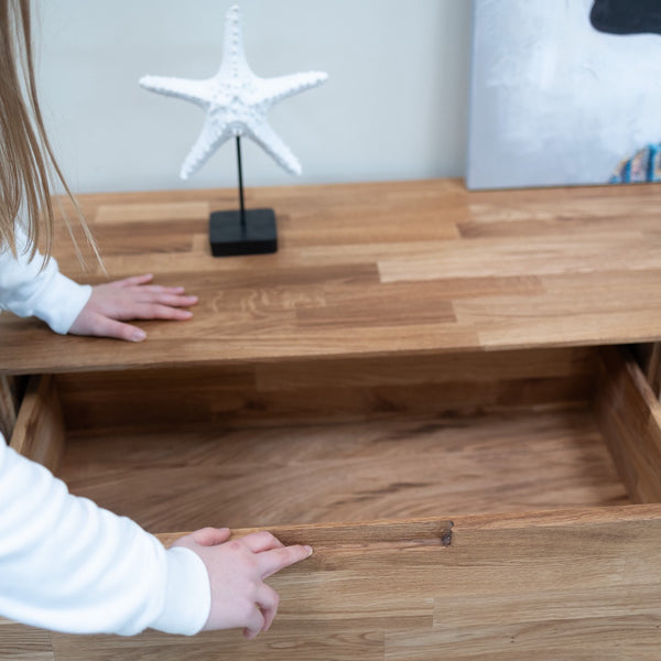 Sideboard Kommode aus massiver Eiche Escandi 4 