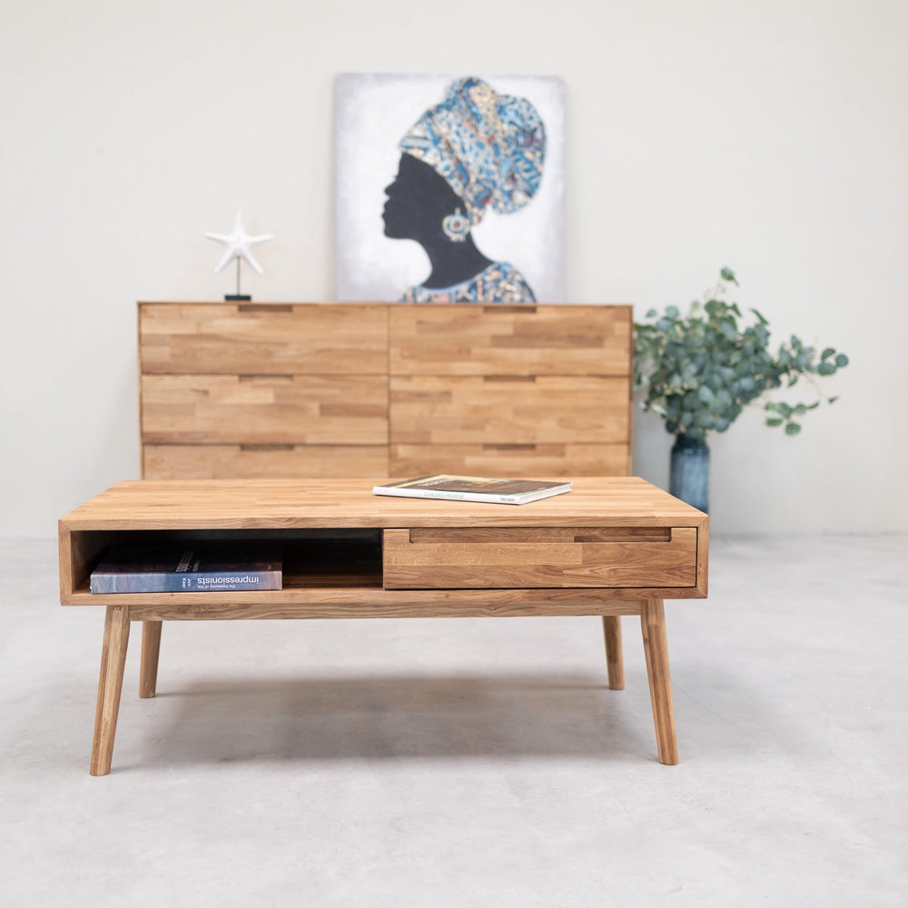 Couchtisch aus massiver Eiche Escandi 8