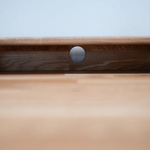 Ana massiver Eichenschreibtisch, 120 x 65 x 84,5 cm, NordicStory