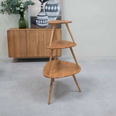 NordicStory 3er-Set apiabile Couchtische aus massiver Eiche Genf
