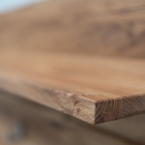 Wandgarderobe aus massiver Eiche Pola