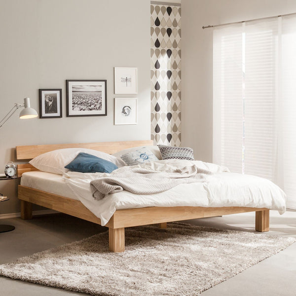 Massives Eichenbett 90 x 200 cm / 140 x 200 cm / 160 x 200 cm / 180 x 200 cm / 180 x 200 cm