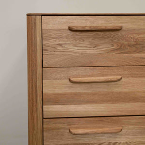 Eiche massiv Kommode Atlanta, 120 x 46,8 x 78,6 cm | NordicStory