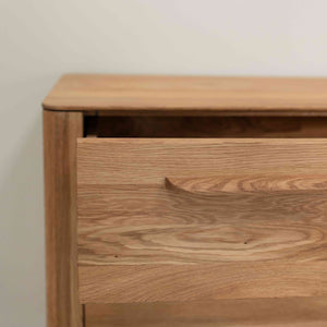 Eiche massiv Kommode Atlanta, 120 x 46,8 x 78,6 cm | NordicStory