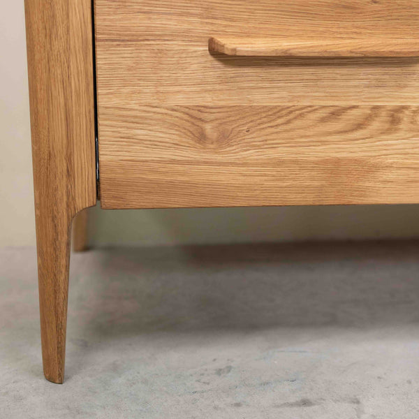 Eiche massiv Kommode Atlanta, 120 x 46,8 x 78,6 cm | NordicStory