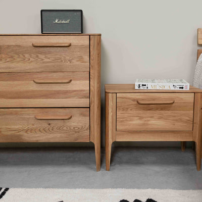 Eiche massiv Kommode Atlanta, 120 x 46,8 x 78,6 cm | NordicStory