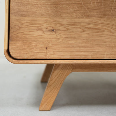 Kommode aus massiver Eiche Genf Kommode mit 4 Schubladen Roble.Store NordicStory