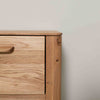 Atlanta Nachttisch Eiche massiv, 56,2 x 38,2 x 47 cm | NordicStory