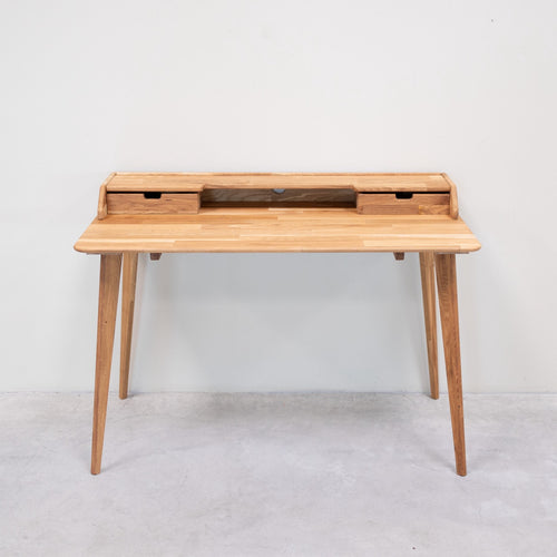 Ana massiver Eichenschreibtisch, 120 x 65 x 84,5 cm, NordicStory