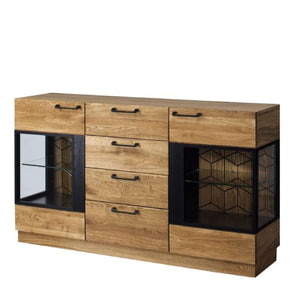 LoftStory Anrichte Kommode Eichenholz Mozaik 47 170 x 42 x 90 cm.