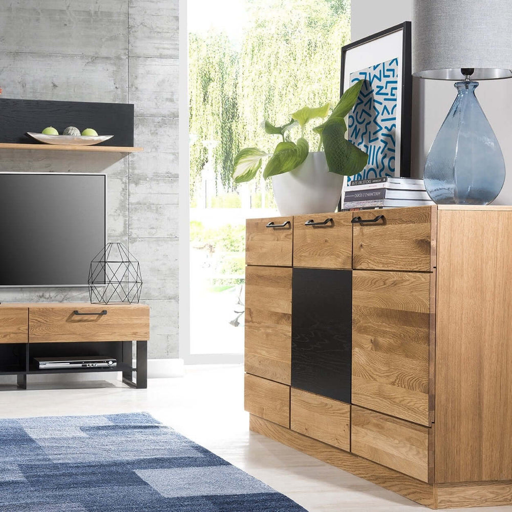 LoftStory Anrichte Kommode Eichenholz Mozaik 45 150 x 42 x 90 cm.